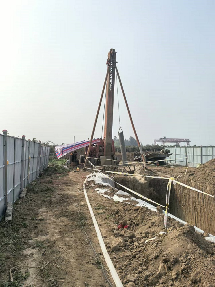 鄠周眉高速深井成孔